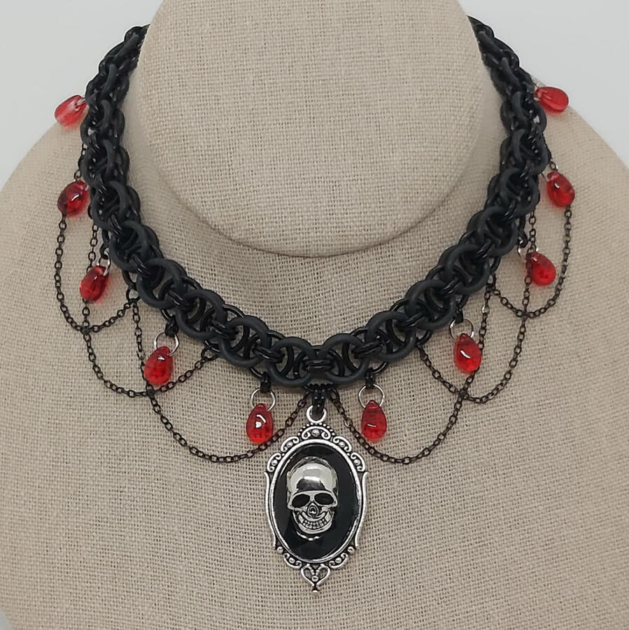Choker with Skull